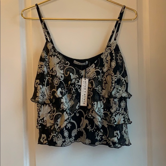 alice + olivia flowy tank - Picture 3 of 5